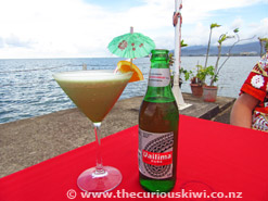 Cocktail & Beer at Apia Yacht Club