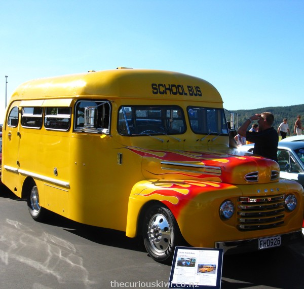 Groovy 1948 Ford School Bus 