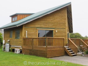 Log cabin style accommodation