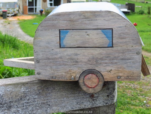 Caravan letter box in Taranaki