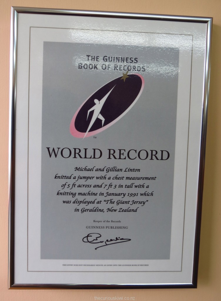 Giant Jersey makes it to the Guinness Book of Records