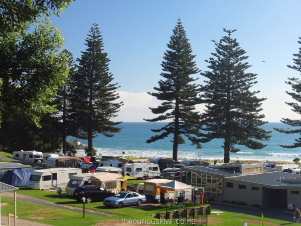 Camp by the beach at Mount Maunganui Beachside Holiday Park