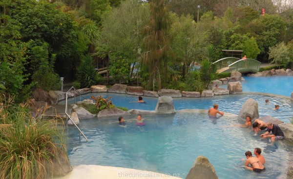 Thermal pools at Wairakei Terraces