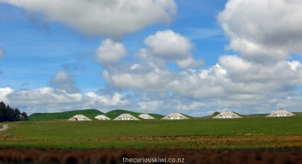 Ammunition storehouses in the Waiouru Military Training Area