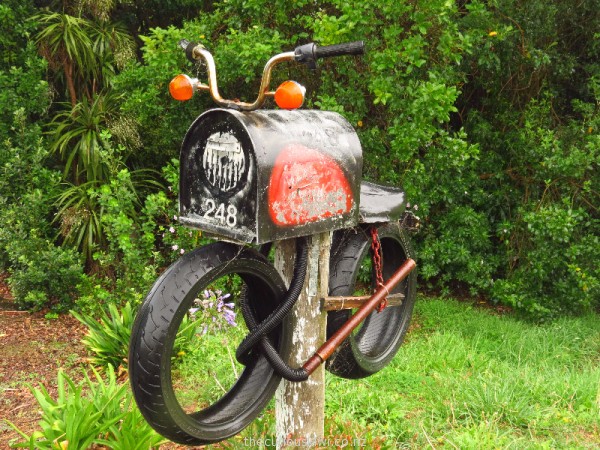 Motorbike letter box
