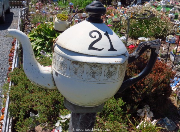 Tea pot letter box at Teapot Land
