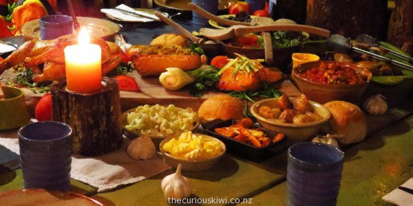 The feast - Evening Banquet Tour at Hobbiton