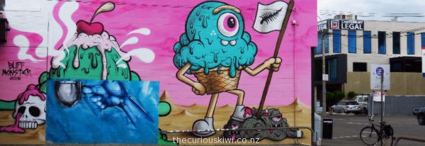 Christchurch Street Art by Buff Monster