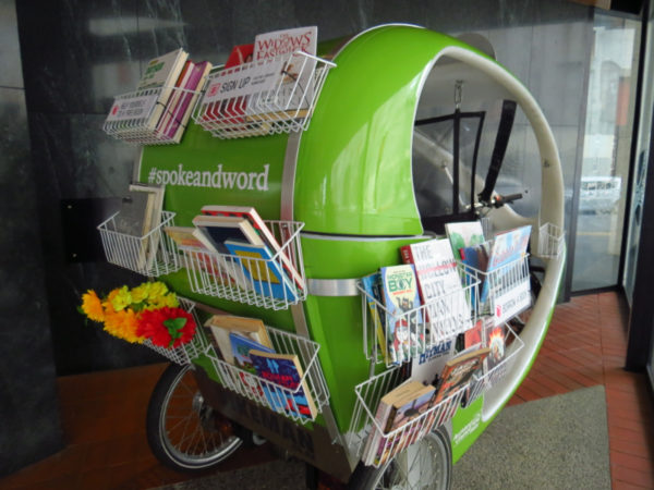 Spokeandword in Auckland - free books on wheels